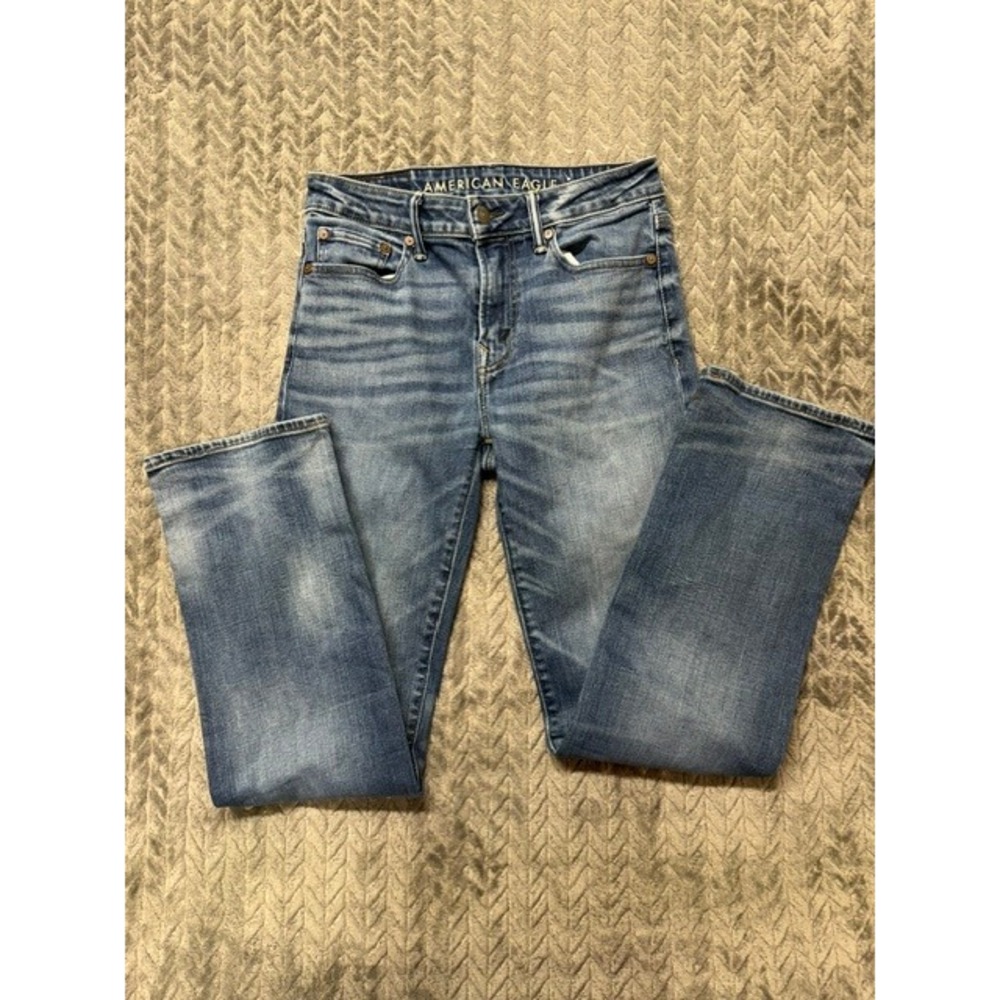 American Eagle Mens Original Bootcut Flex Jeans Medium Wash 29x32 0582